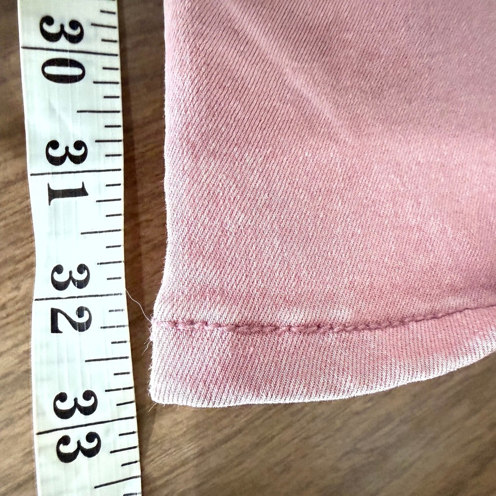 Free People‎ Flare Pants Womens 32 Pink Green Excellent Two Tone Split Leg Bell - Picture 9 of 10